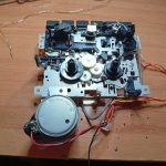 La casetera por la parte delantera