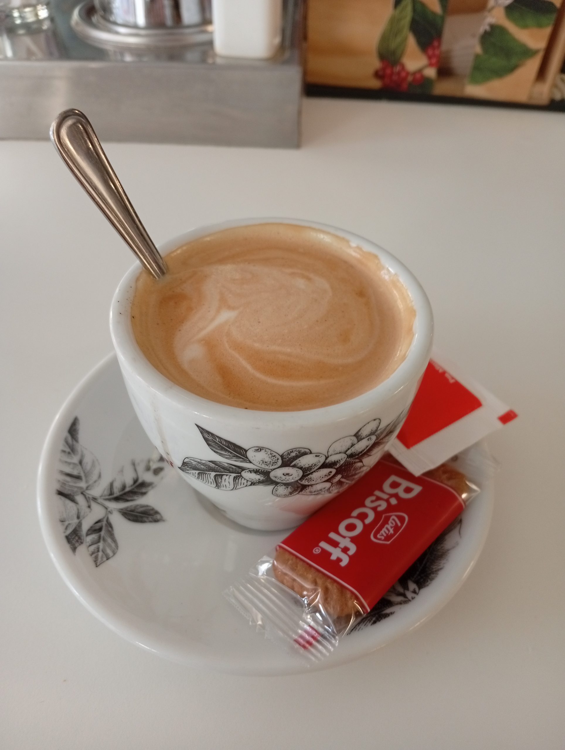 Cafetito antes de ir a escuchar!