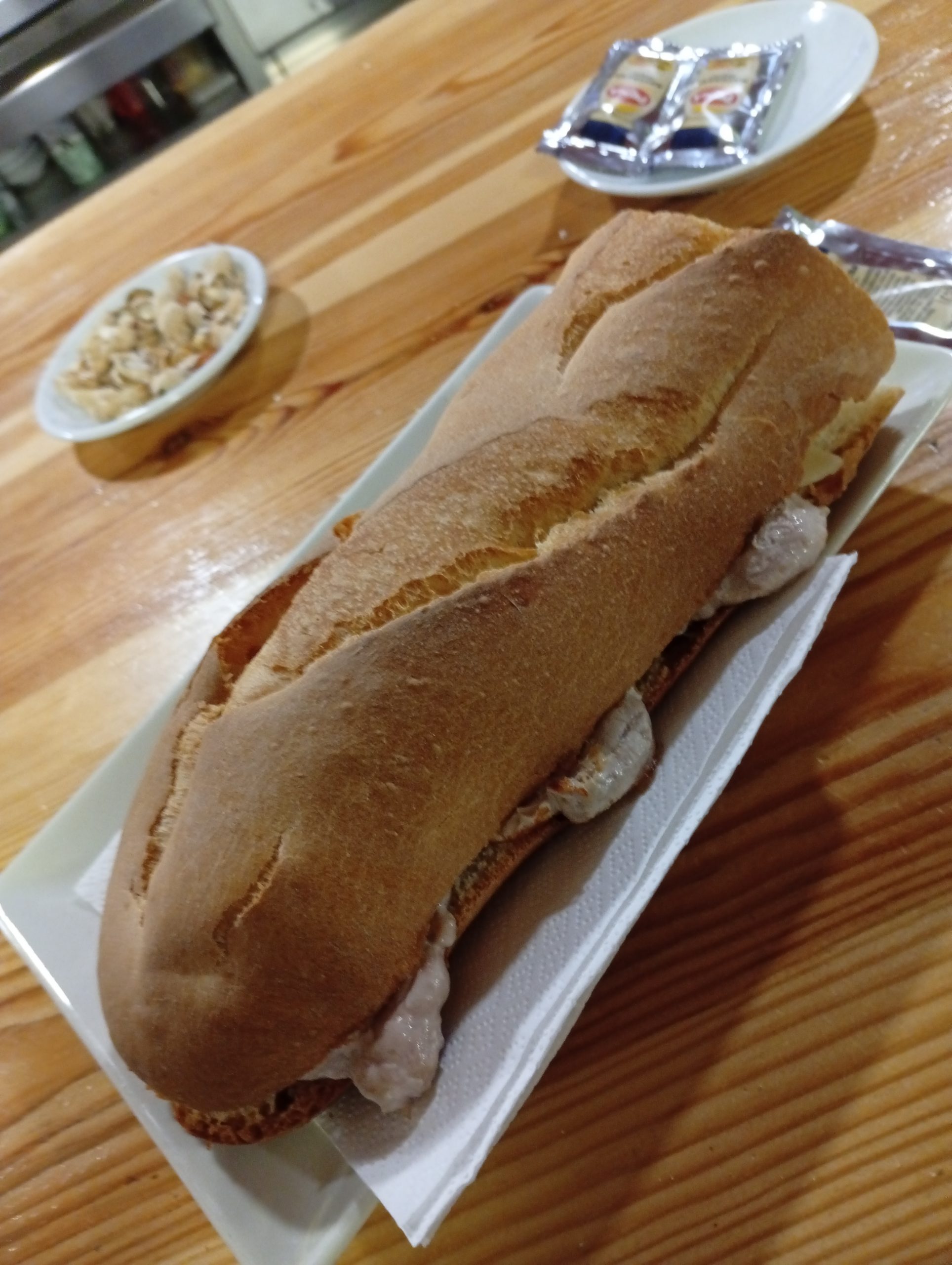 Bocata para cenar por la noche