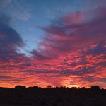 Espectacular atardecer el domingo!